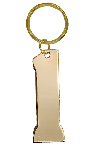 GB Brass Key Chain